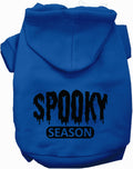 Dark blue spooky season pet hoodie
