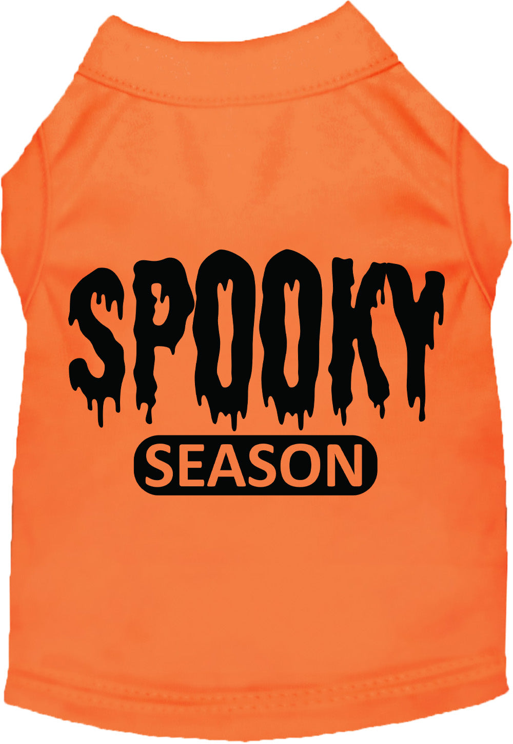 Orange spooky season pet shirt
