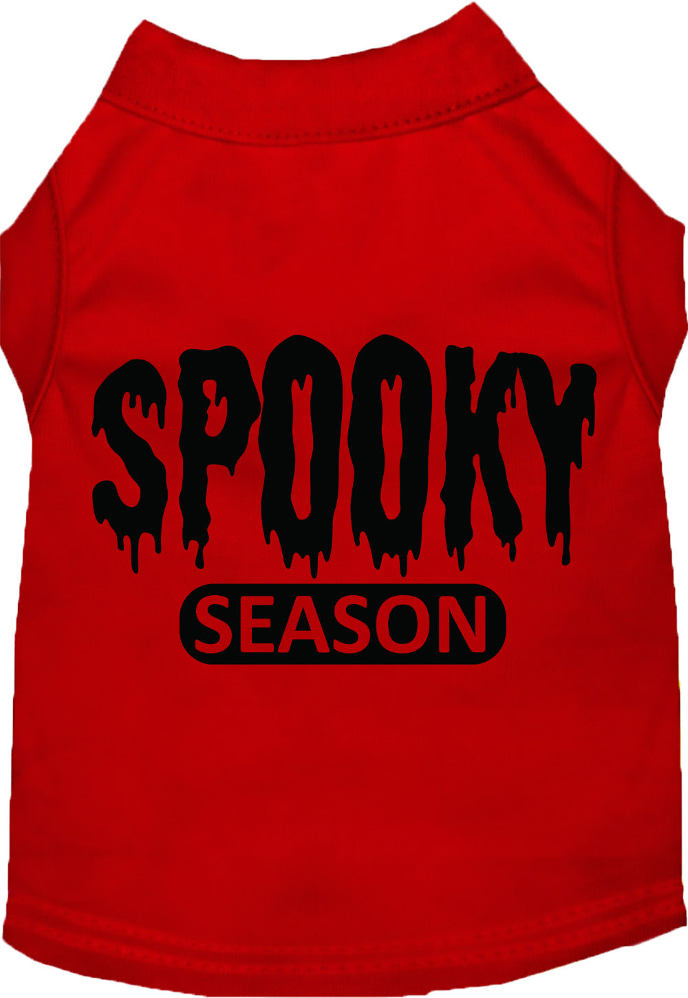 Red spooky season pet shirt