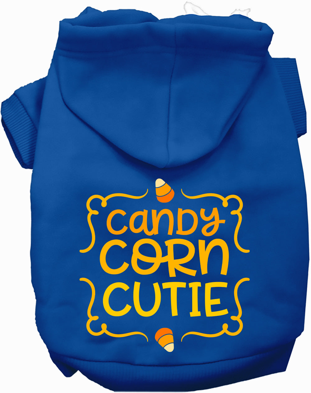 Blue Candy Corn Cutie Pet Hoodie