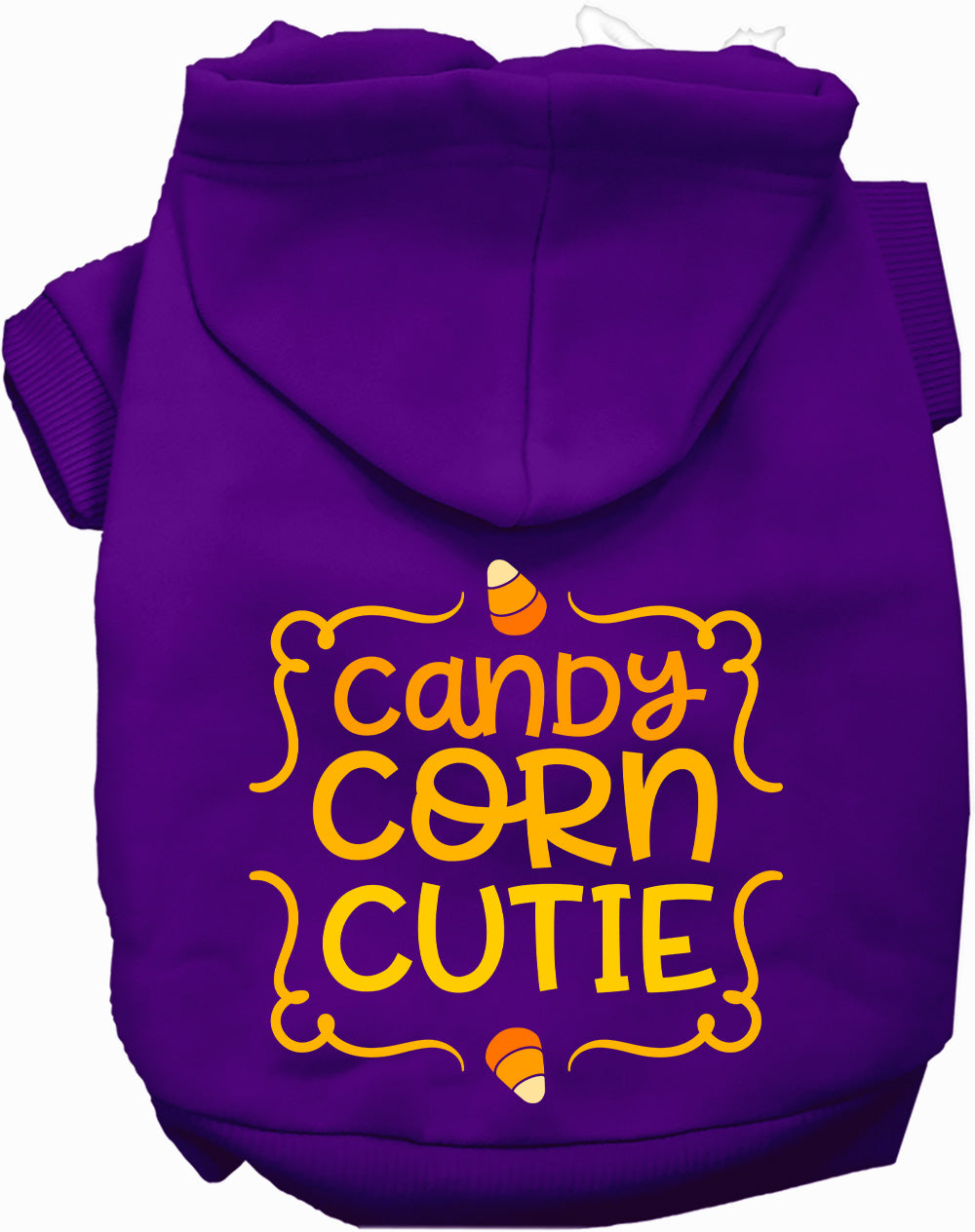 Purple Candy Corn Cutie Pet Hoodie