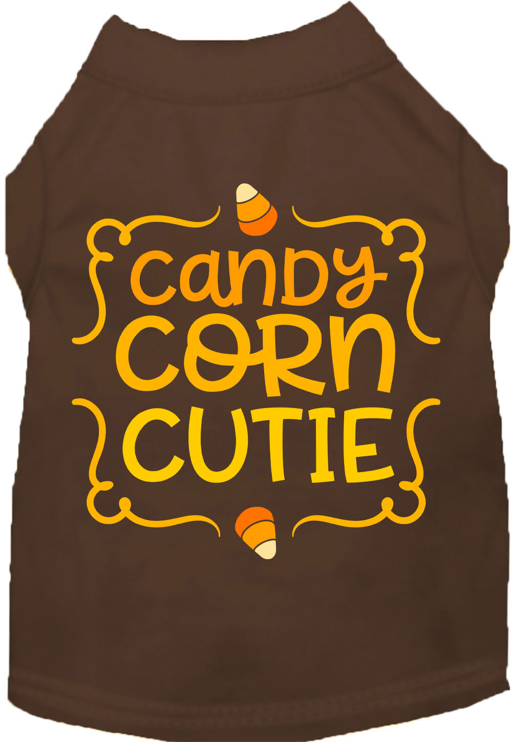 Brown Candy Corn Cutie pet shirt