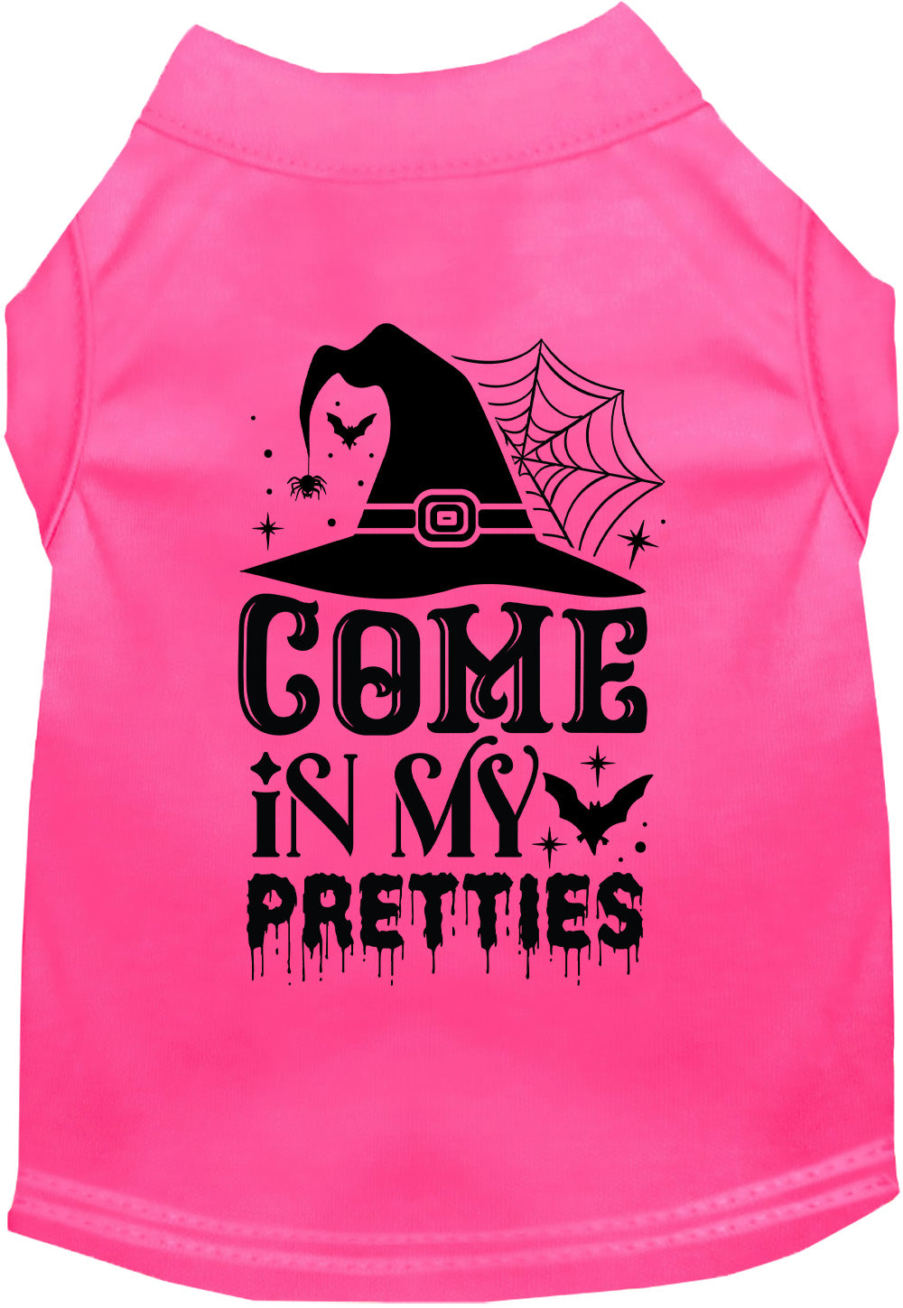 Pink Come In My Pretties Halloween pet shirt