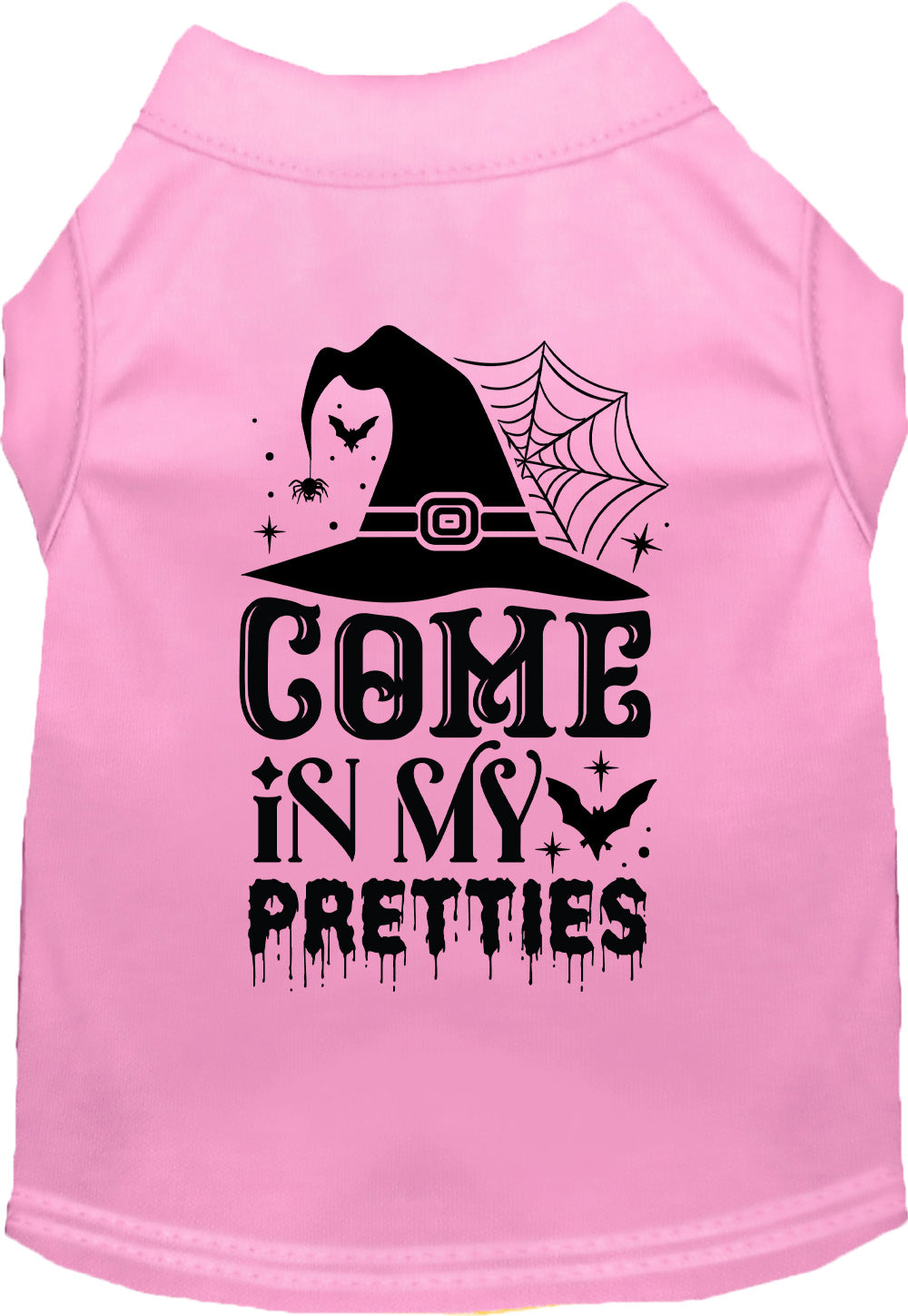 Light pink Come In My Pretties Halloween pet shirt