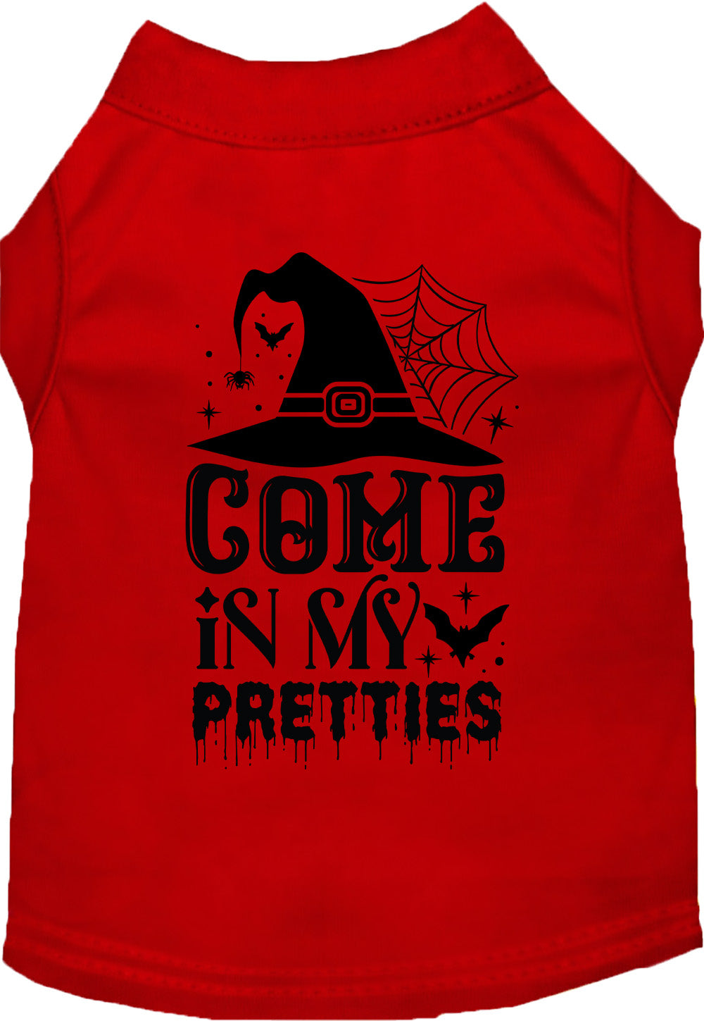 Red Come In My Pretties Halloween pet shirt