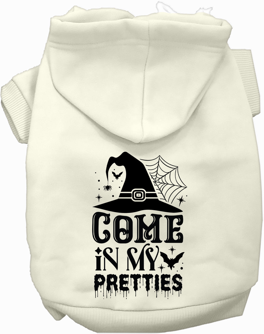 White Come In My Pretties pet hoodie