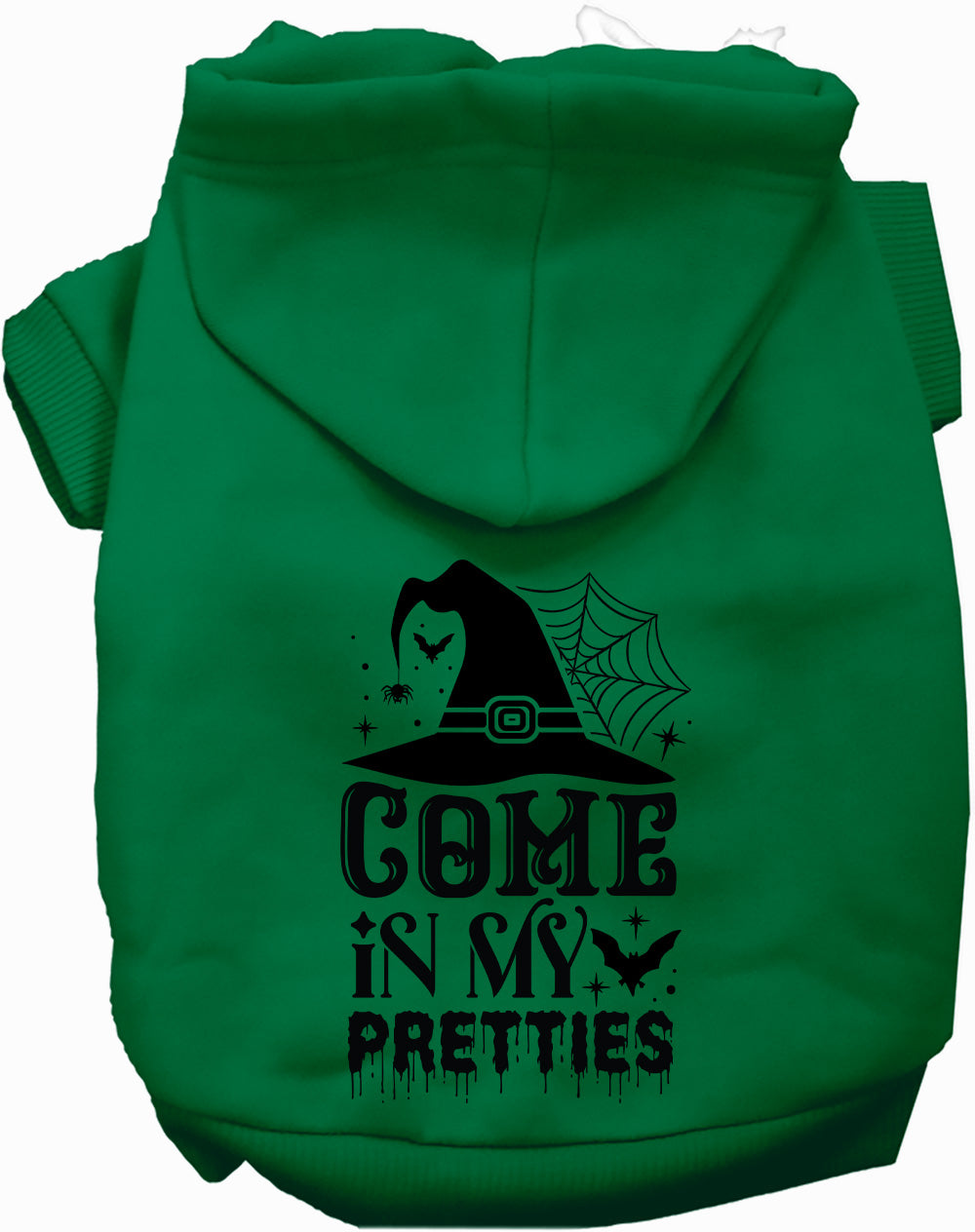 Green Come In My Pretties pet hoodie