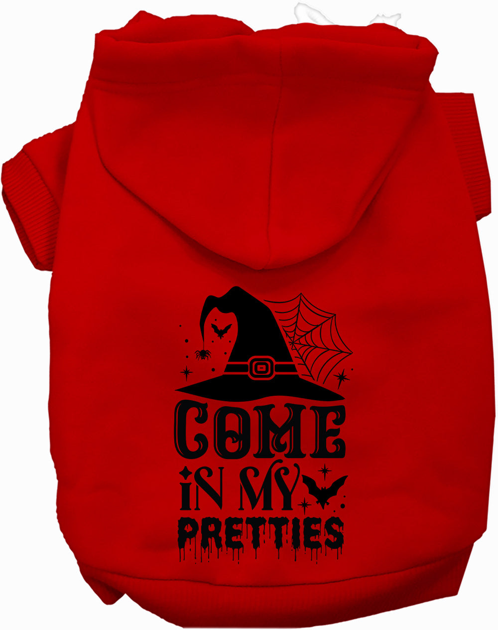Red Come In My Pretties pet hoodie