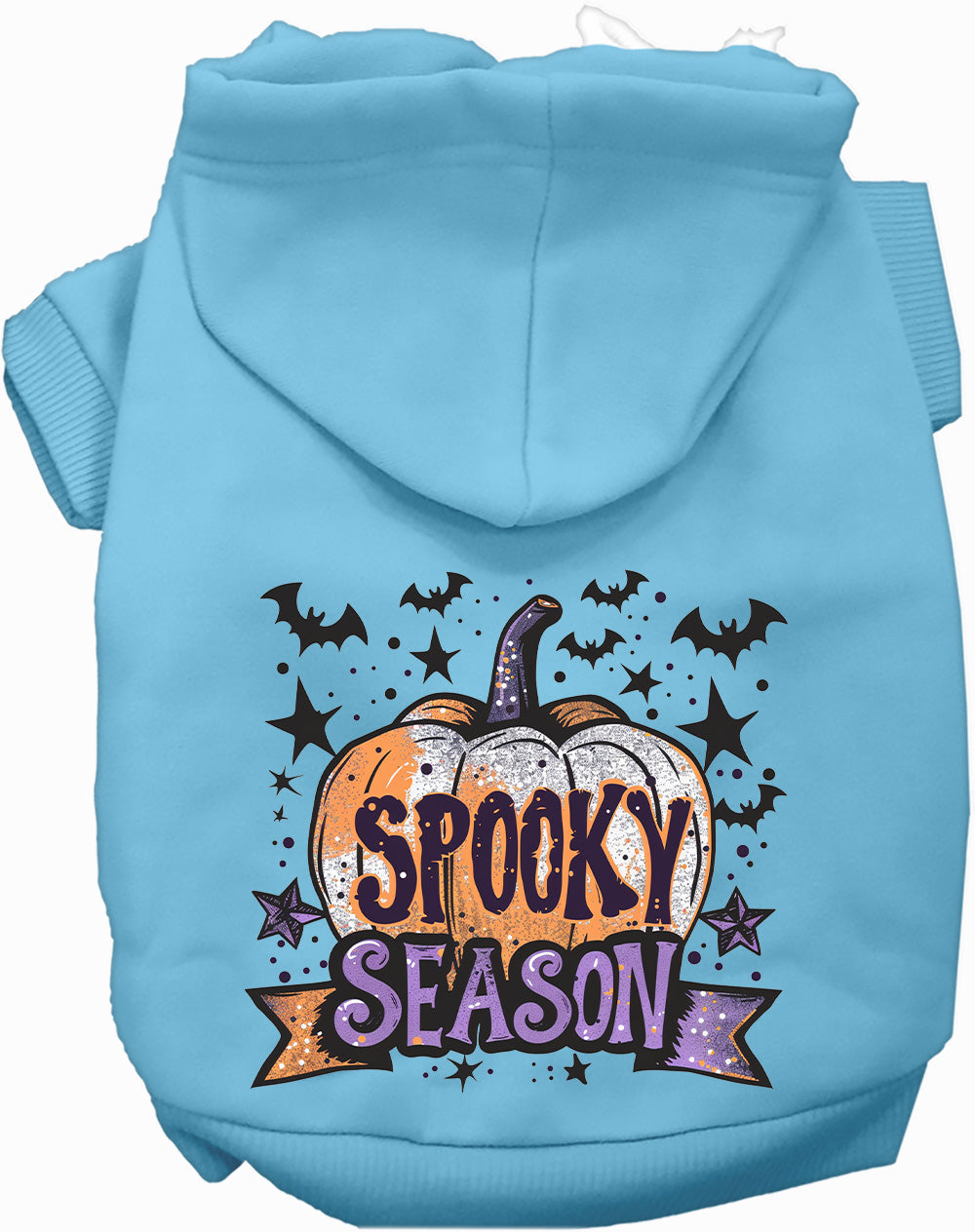 Blue Batty Spooky Season Pet Hoodie