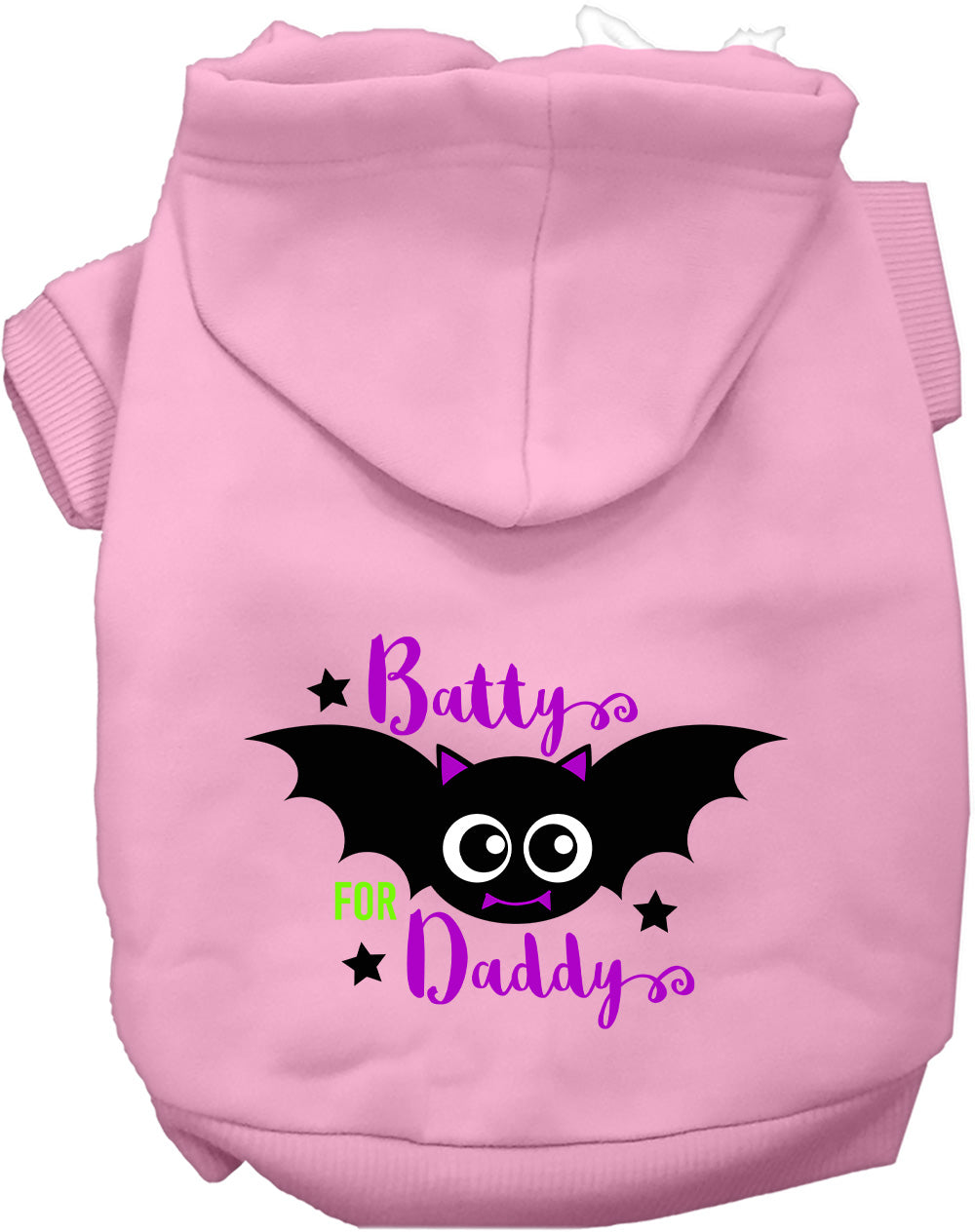 Batty for Daddy Halloween Pet Hoodie