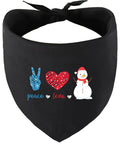 Peace Love and Snow Pet Bandana