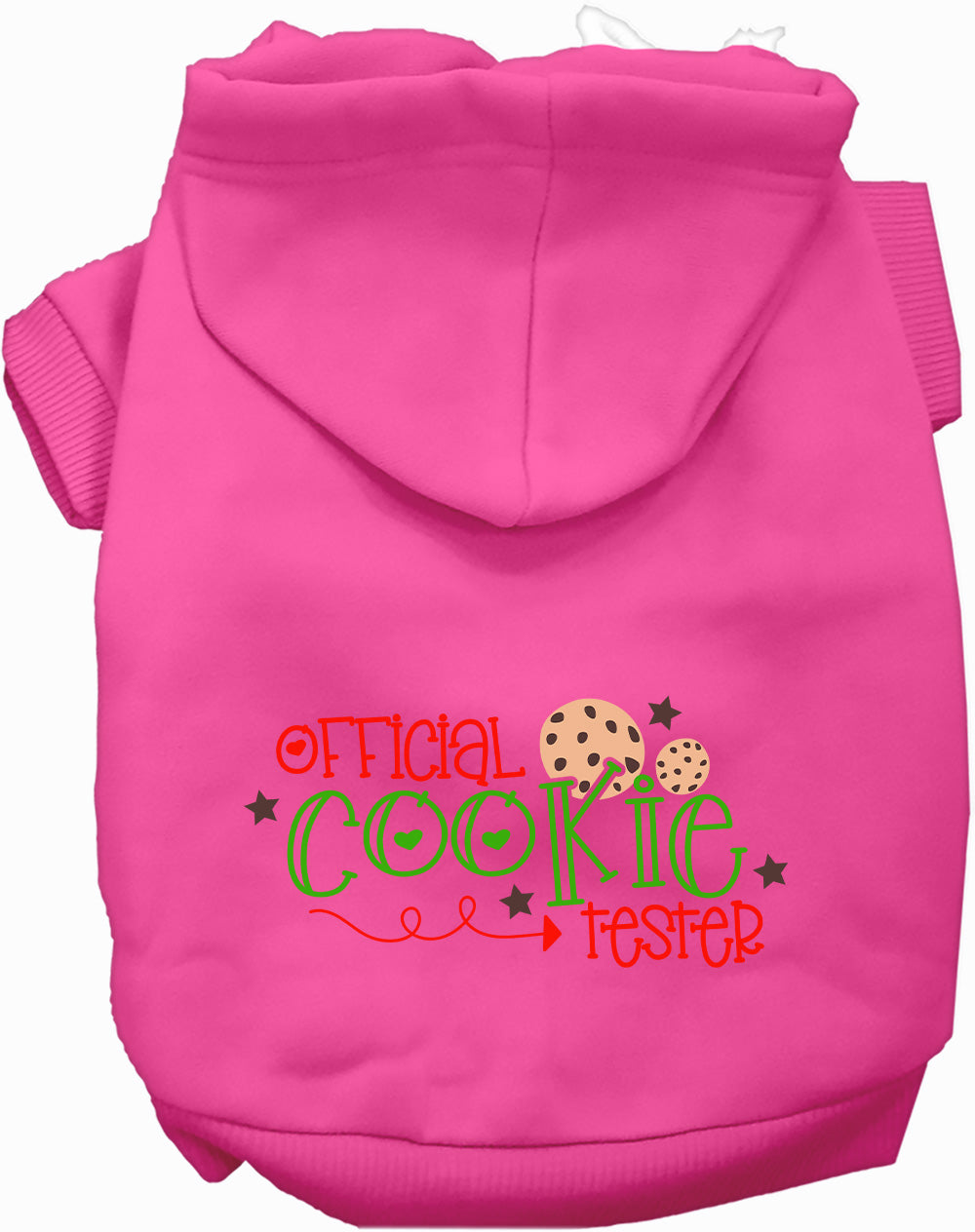 Pink Official Cookie Tester Pet Hoodie