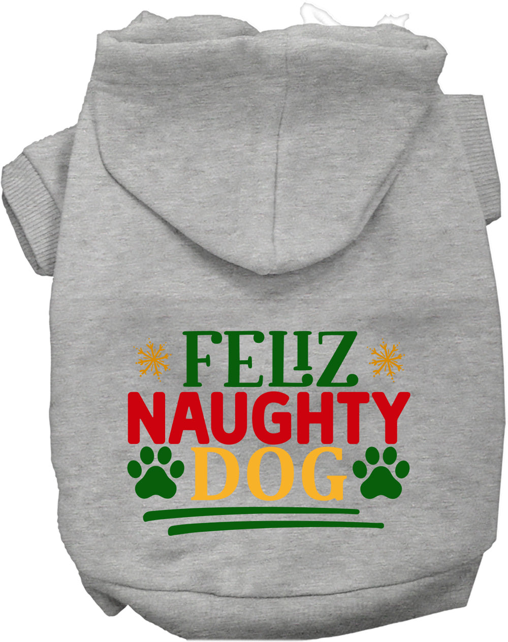 Gray Feliz Naughty Dog Pet Hoodie