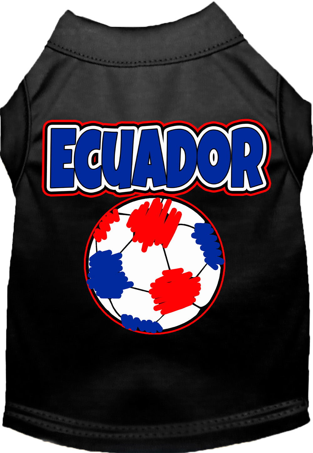 Ecuador Soccer Pet Shirt