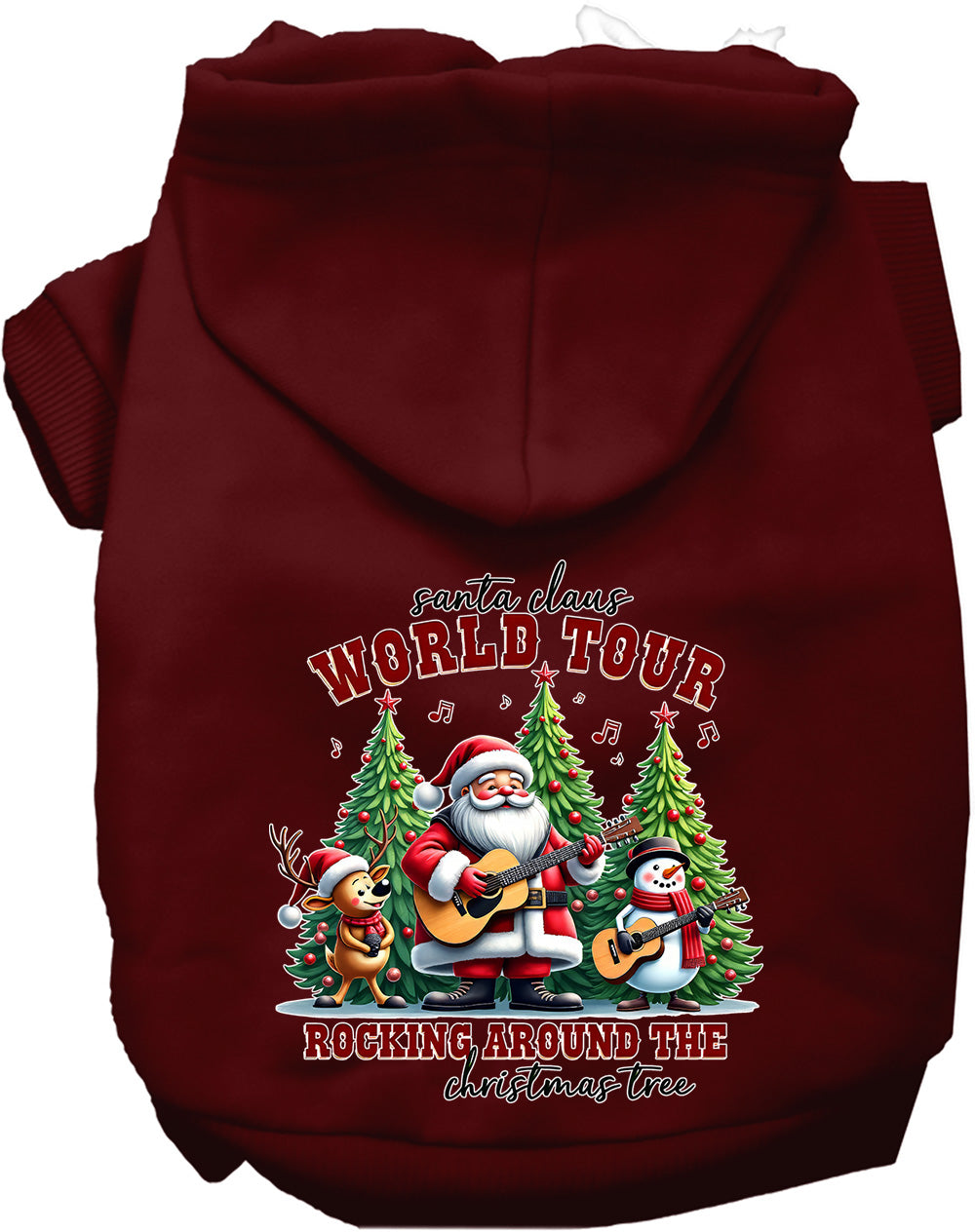 Santa Claus World Tour Pet Hoodie