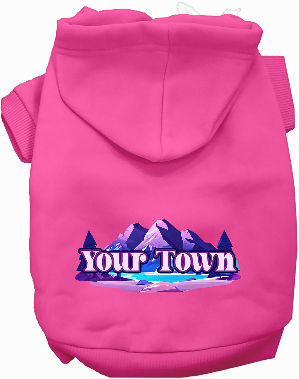 Custom Alpine Pawscape Pet Hoodie