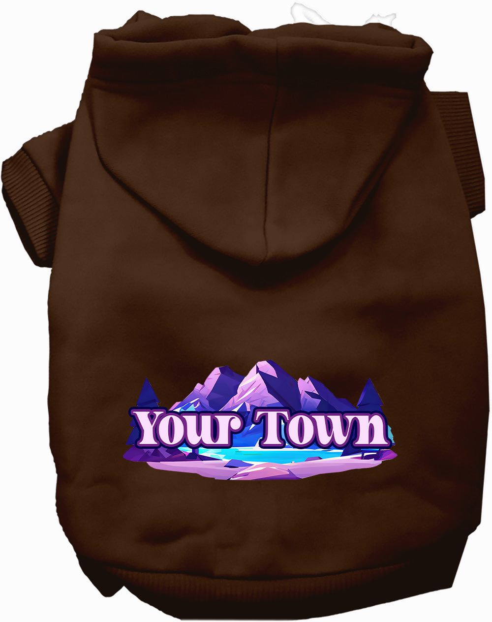 Custom Alpine Pawscape Pet Hoodie