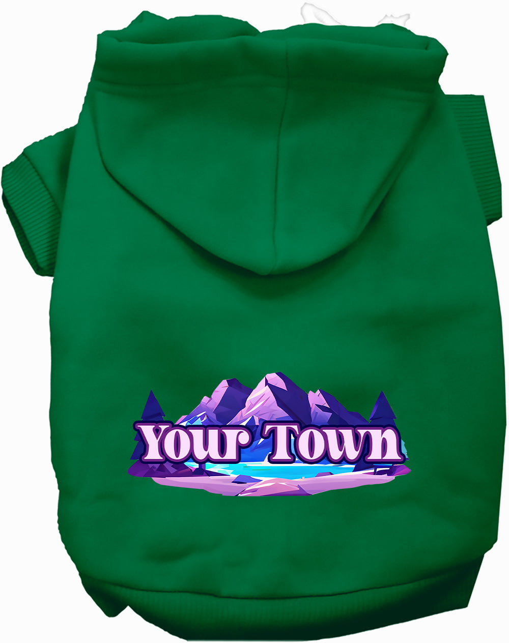 Custom Alpine Pawscape Pet Hoodie