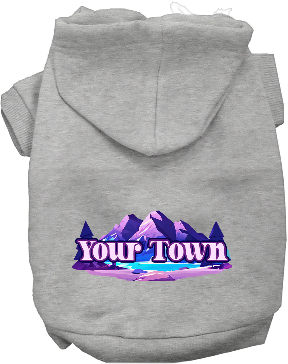 Custom Alpine Pawscape Pet Hoodie