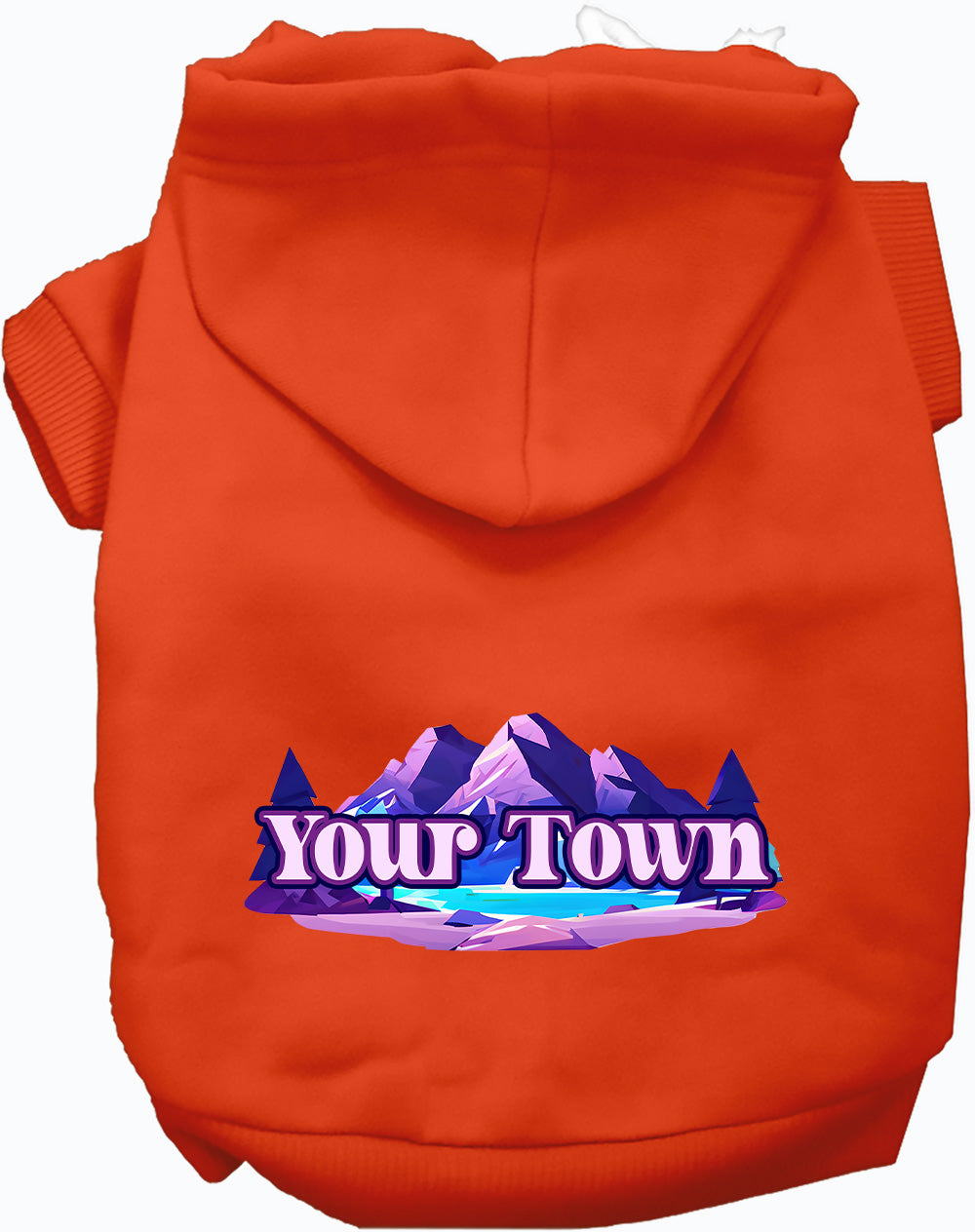 Custom Alpine Pawscape Pet Hoodie