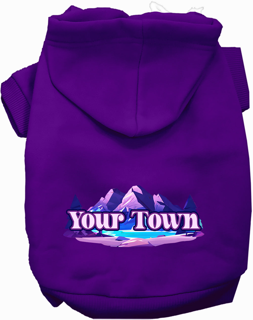 Custom Alpine Pawscape Pet Hoodie