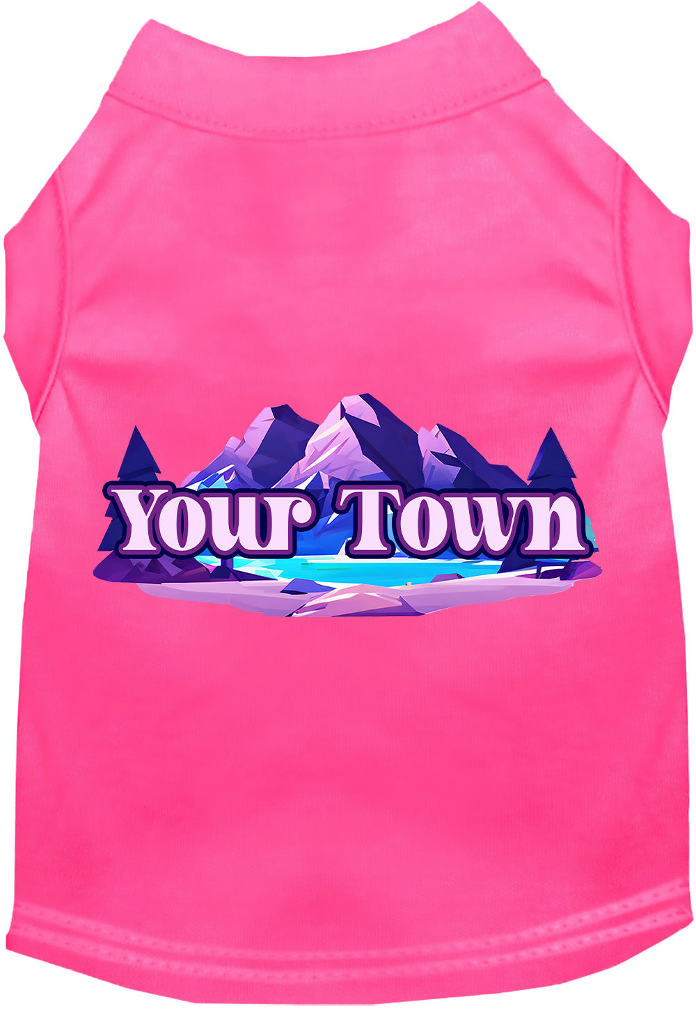 Custom Alpine Pawscape Pet Shirt