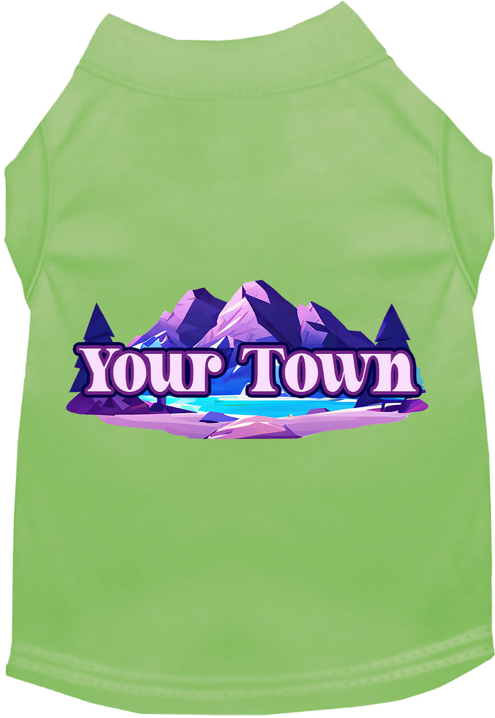 Custom Alpine Pawscape Pet Shirt