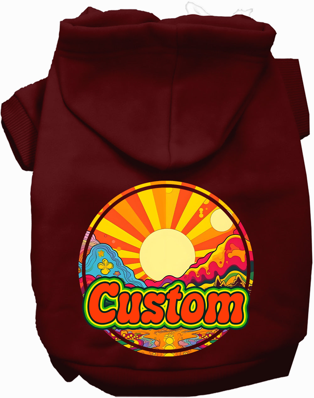 Custom Mellow Mountain Pet Hoodie