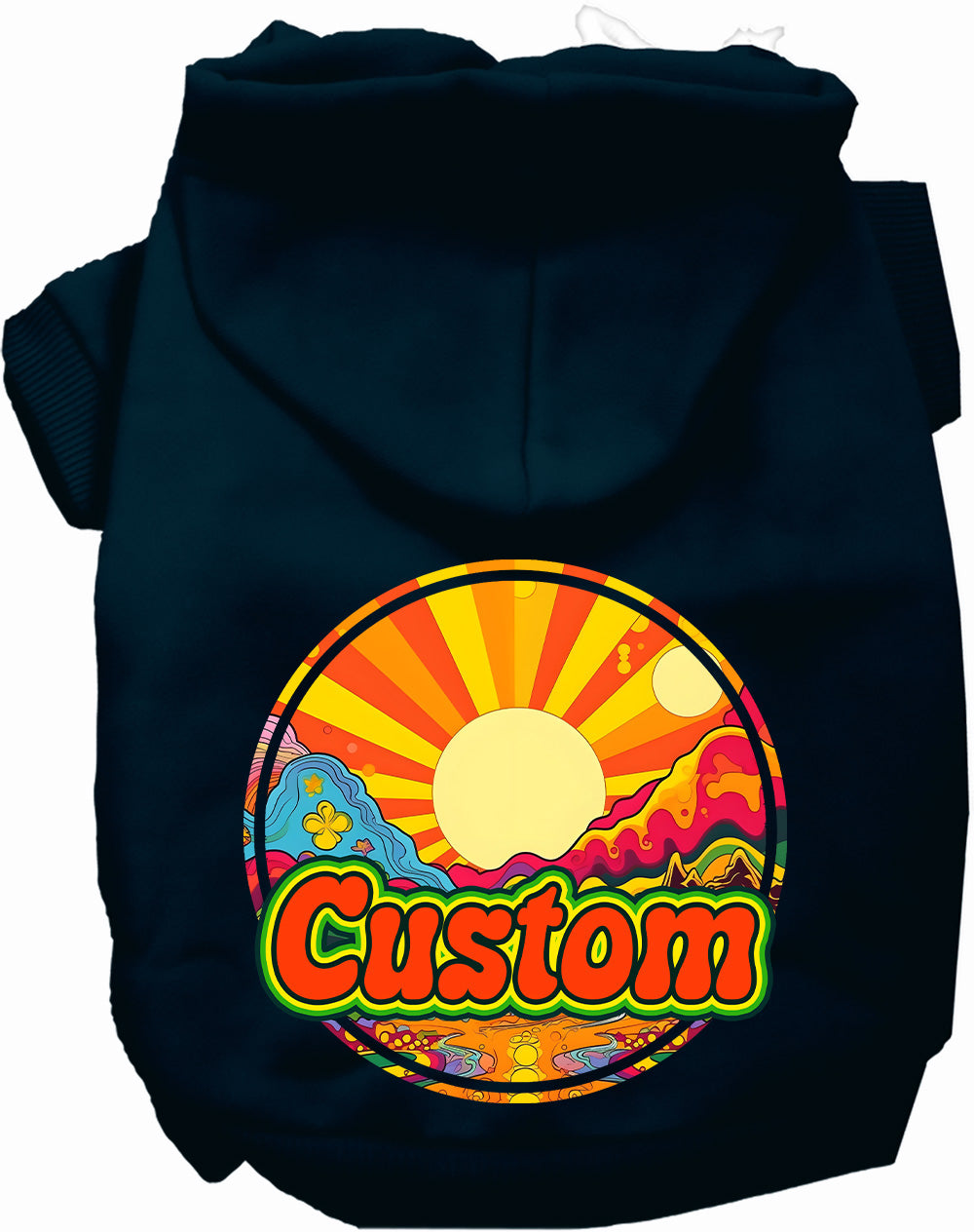 Custom Mellow Mountain Pet Hoodie