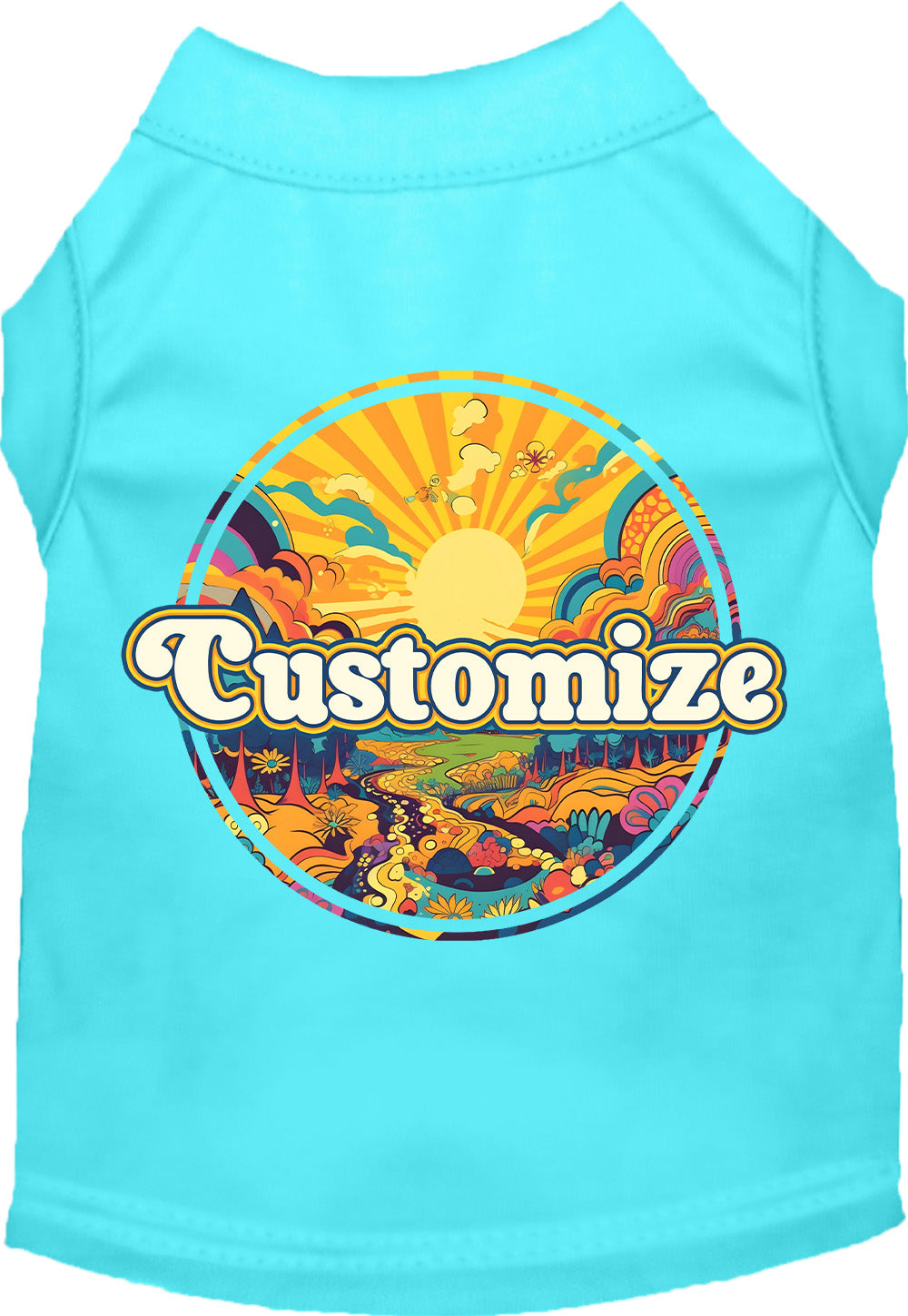 Custom Trippy Peaks Pet Shirt