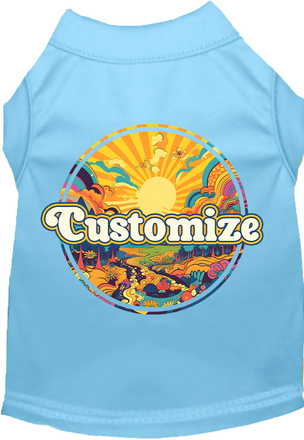 Custom Trippy Peaks Pet Shirt