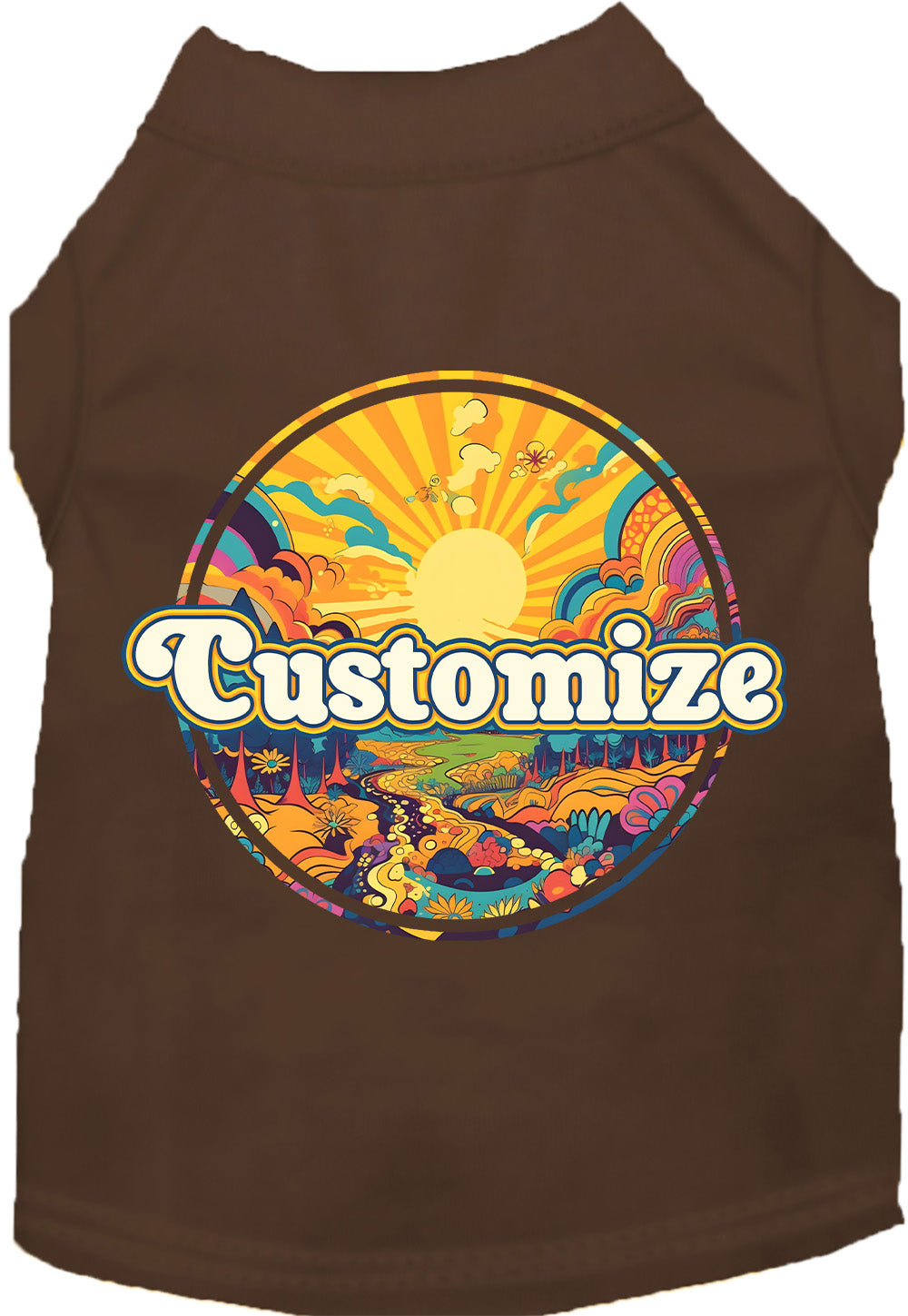 Custom Trippy Peaks Pet Shirt