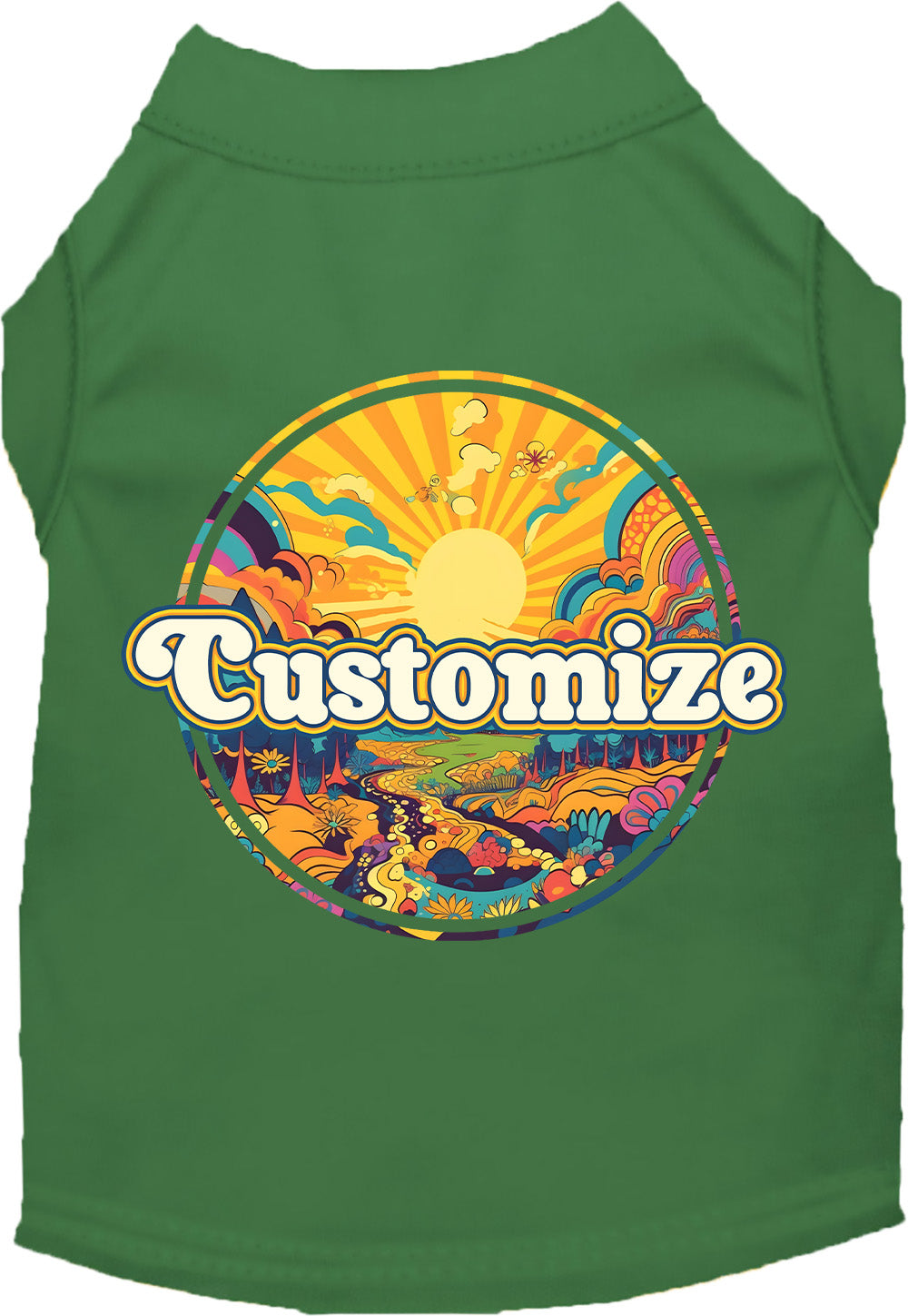 Custom Trippy Peaks Pet Shirt
