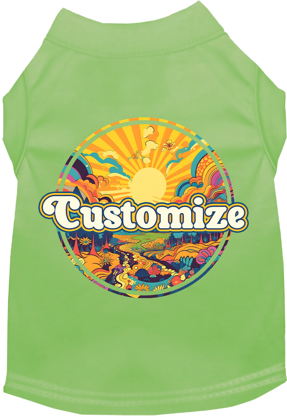 Custom Trippy Peaks Pet Shirt