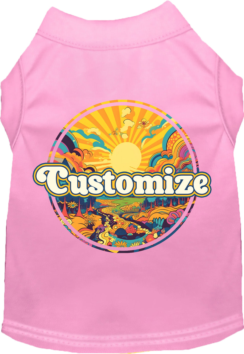 Custom Trippy Peaks Pet Shirt