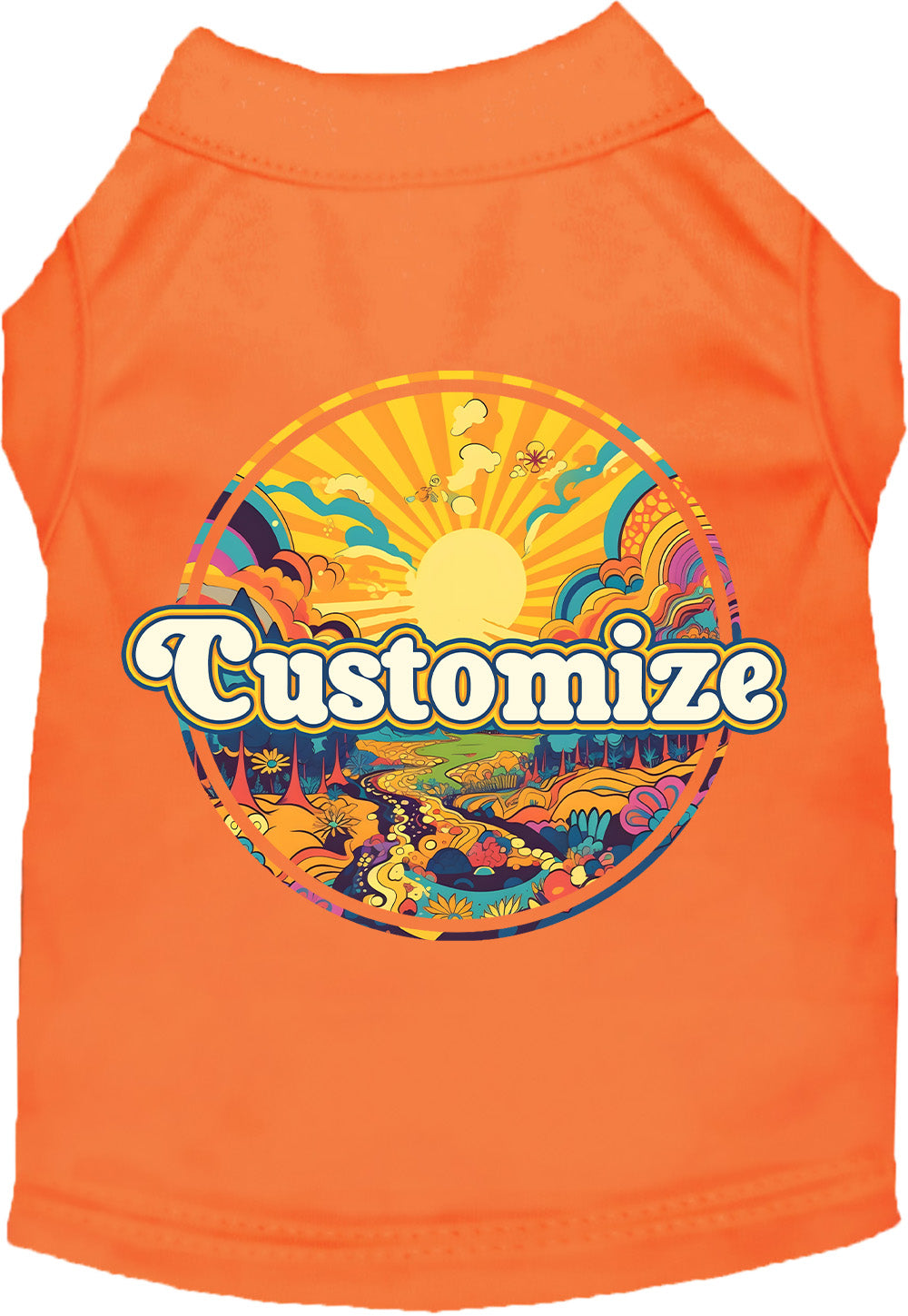 Custom Trippy Peaks Pet Shirt