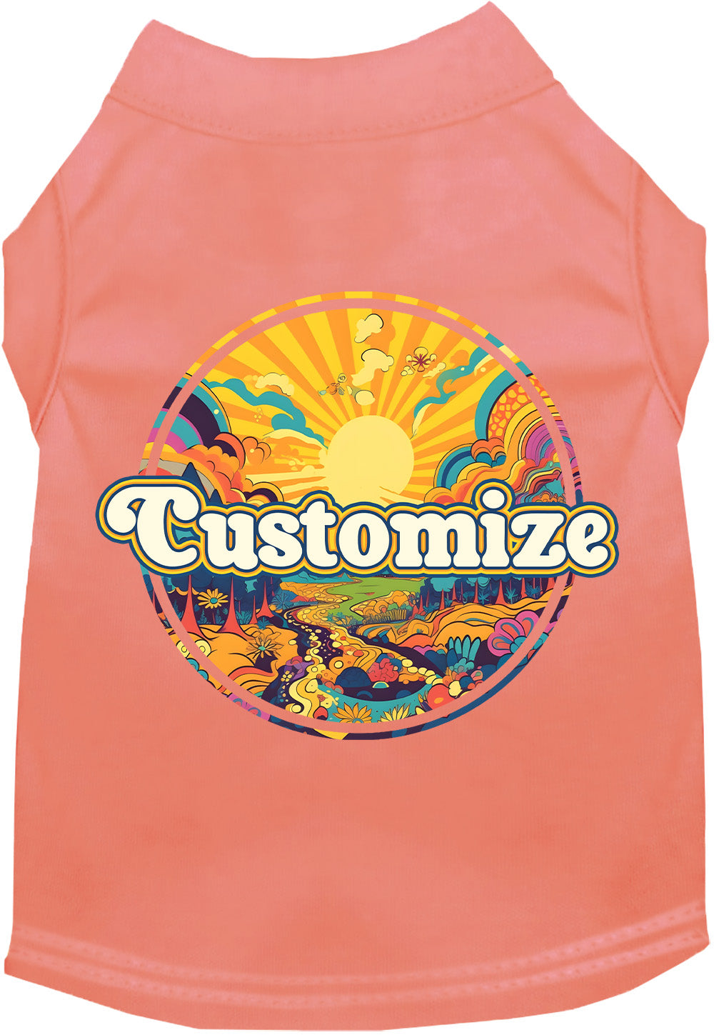 Custom Trippy Peaks Pet Shirt