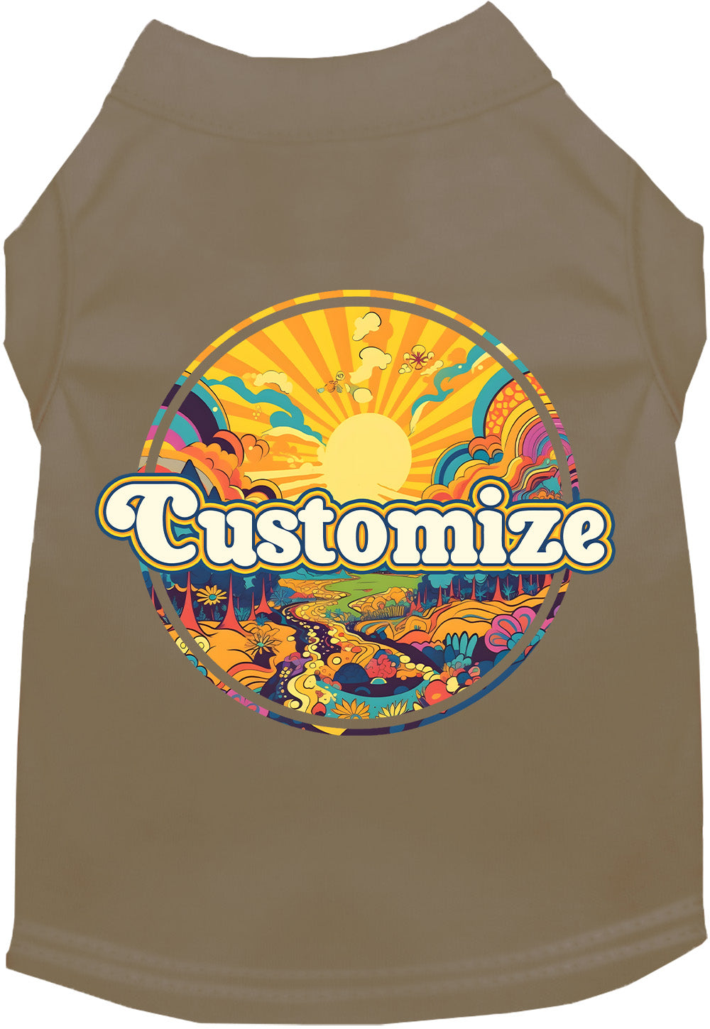 Custom Trippy Peaks Pet Shirt