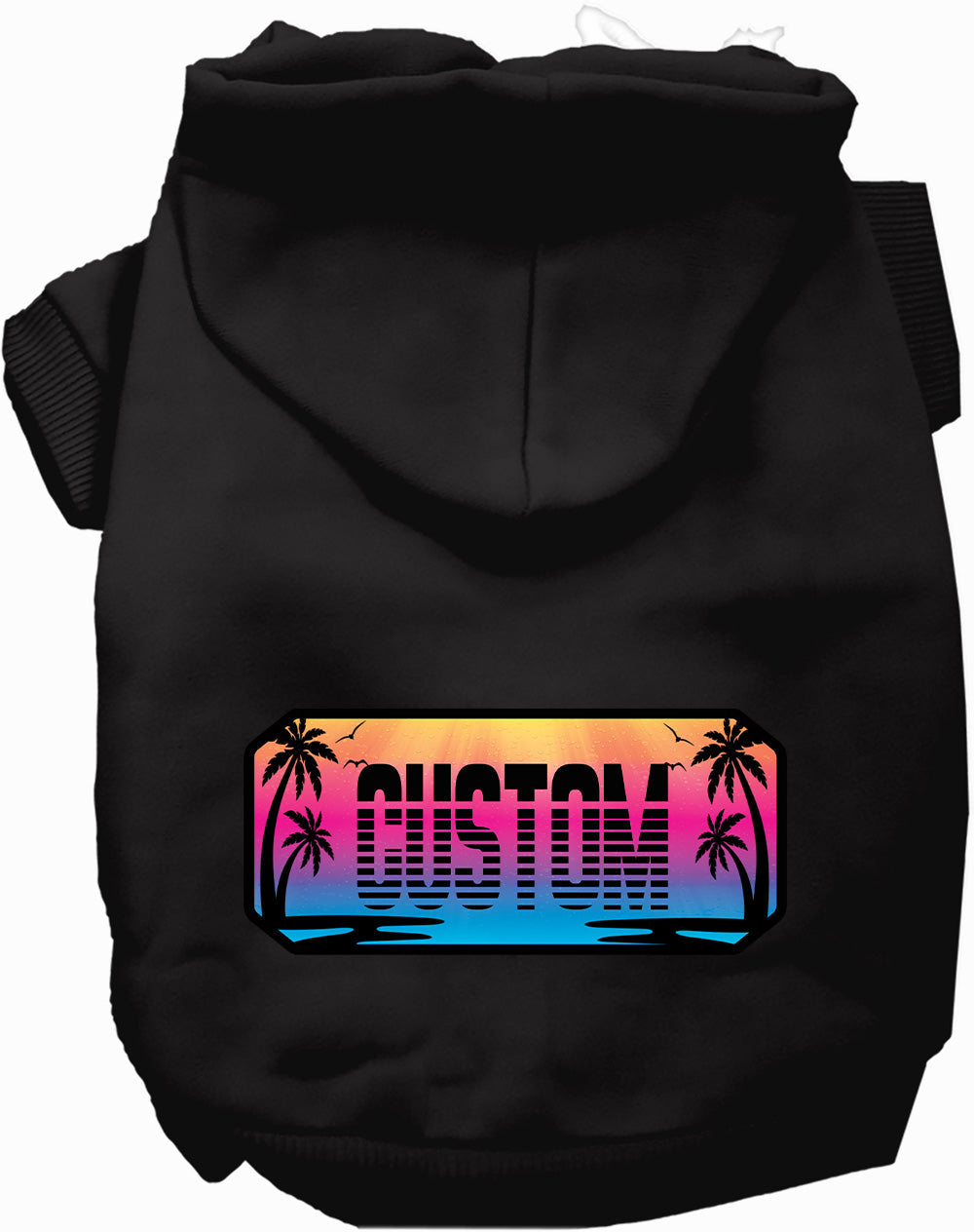 Custom Beach Shades Pet Hoodie