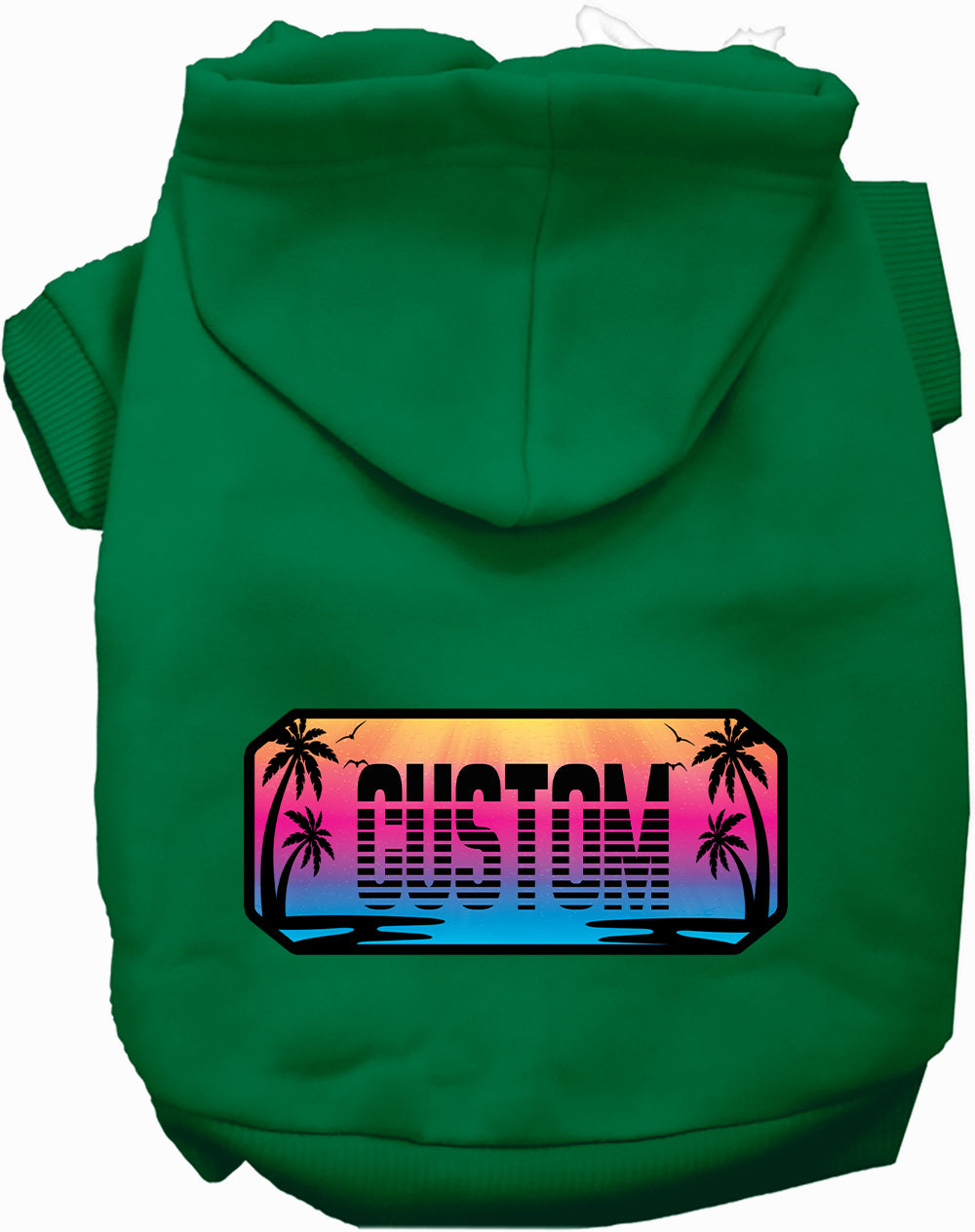 Custom Beach Shades Pet Hoodie