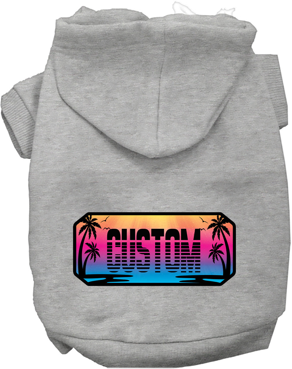 Custom Beach Shades Pet Hoodie