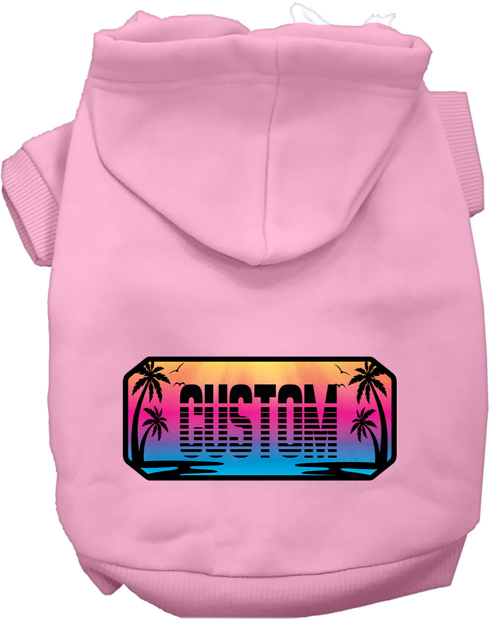 Custom Beach Shades Pet Hoodie