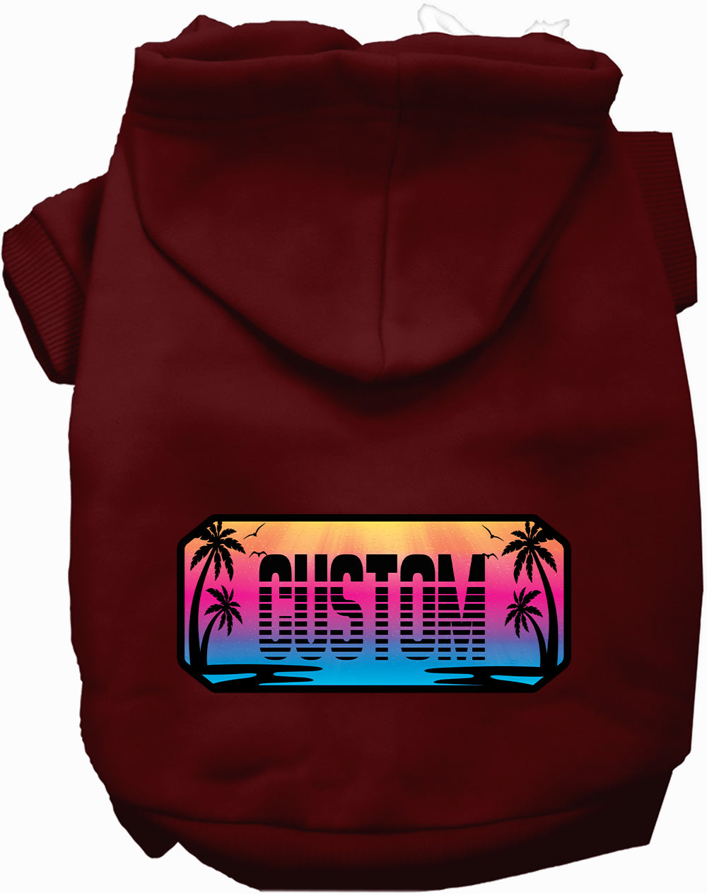 Custom Beach Shades Pet Hoodie