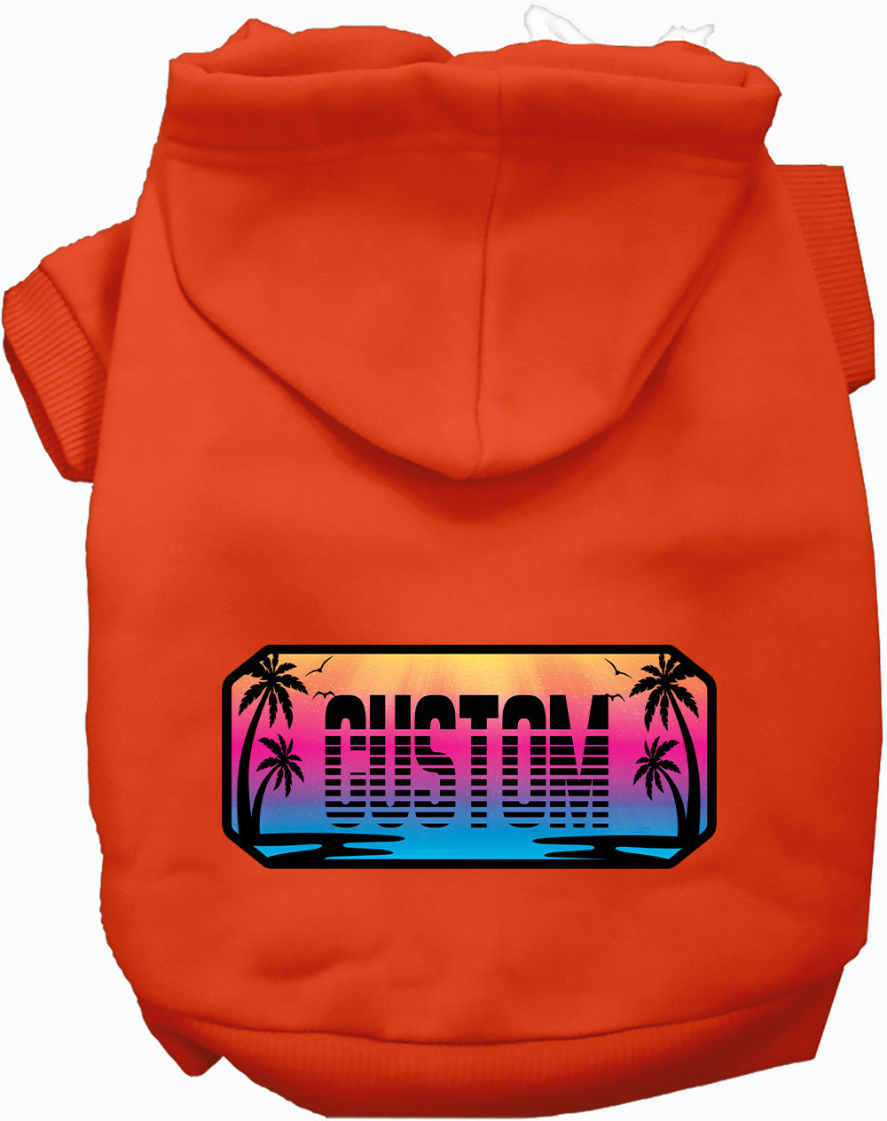 Custom Beach Shades Pet Hoodie