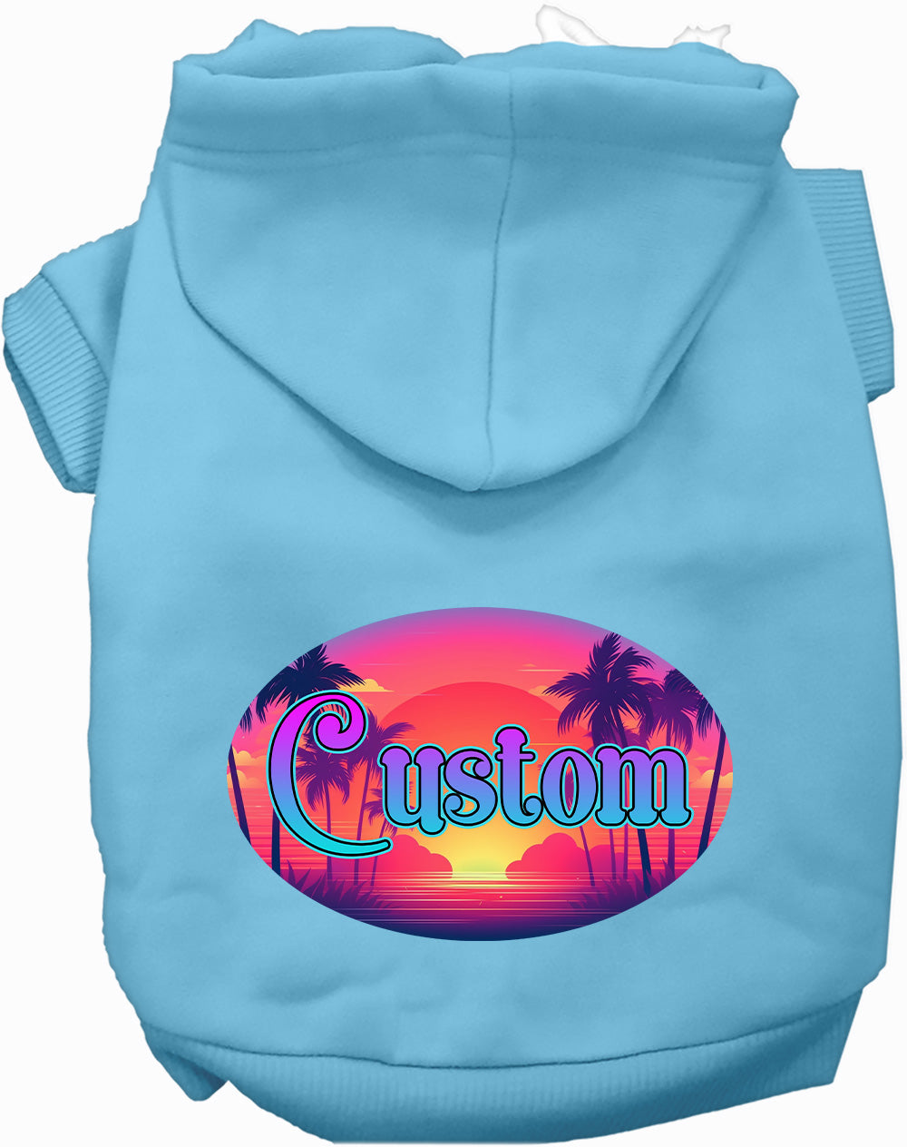 Custom Classic Beach Pet Hoodie
