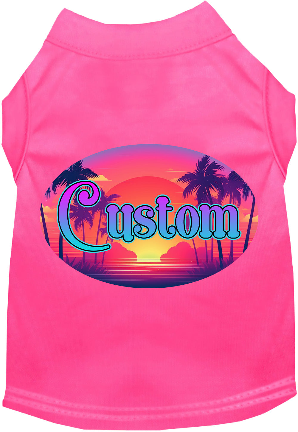 Custom Classic Beach Pet Shirt