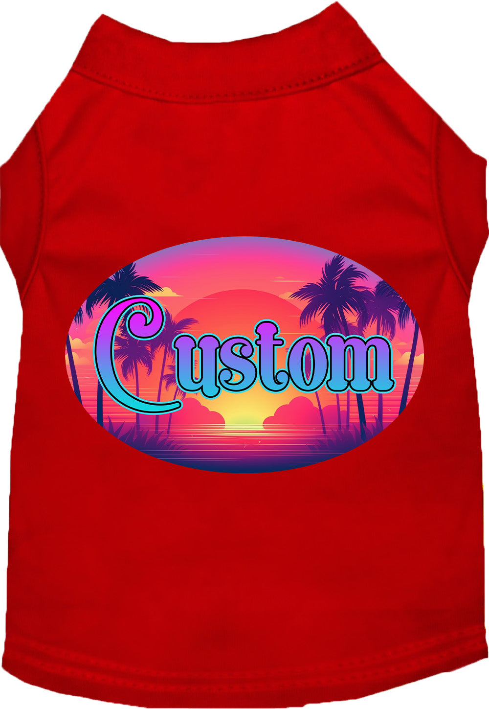 Custom Classic Beach Pet Shirt