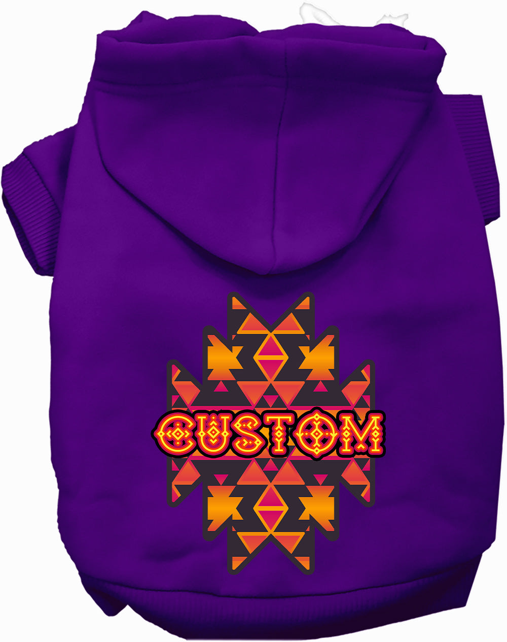 Custom Navajo Tribal Pet Hoodie