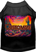 Custom Neon Desert Pet Shirt