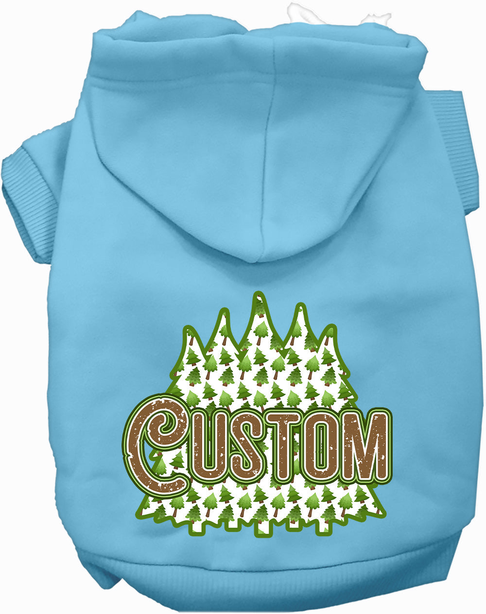Custom Woodland Trees Pet Hoodie